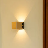 Tess Gold Rechargeable Wall Lamp with Motion Sensor