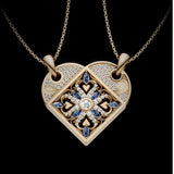 2-in-1 Magnetic Hearts Pendant