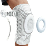 Adjustable knee brace for the right knee