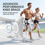 Dual stabilisers and open patella gel pad