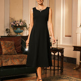 Mesh Lace Embroidered Floral Dress Set