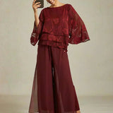 Chiffon Floral Layered Blouse