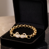 Gold Filled Kids Charm Belcher Bracelets