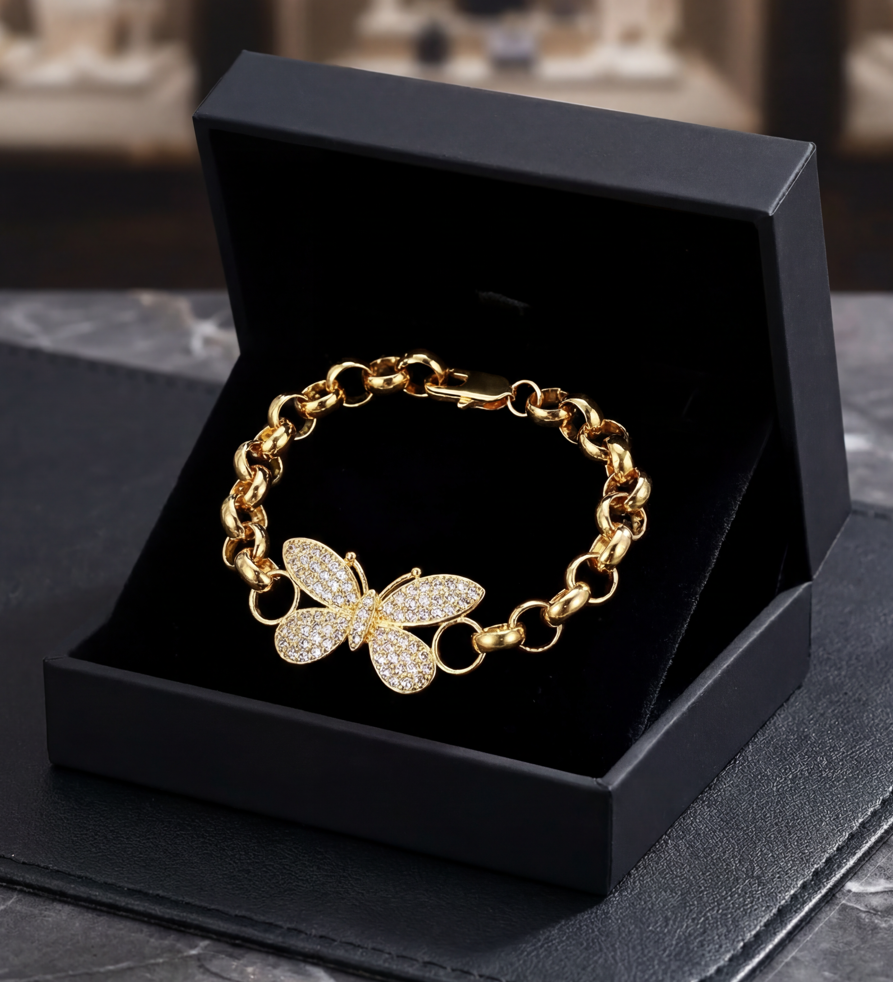 Gold Filled Kids Charm Belcher Bracelets