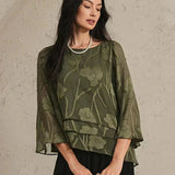 Chiffon Floral Layered Blouse