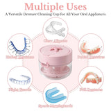 Fits aligners, retainers, night guards, mouth guards and dentures