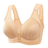 🎁BUY 1 GET 2 FREE⏳Front Button Breathable Skin-Friendly Cotton Bra