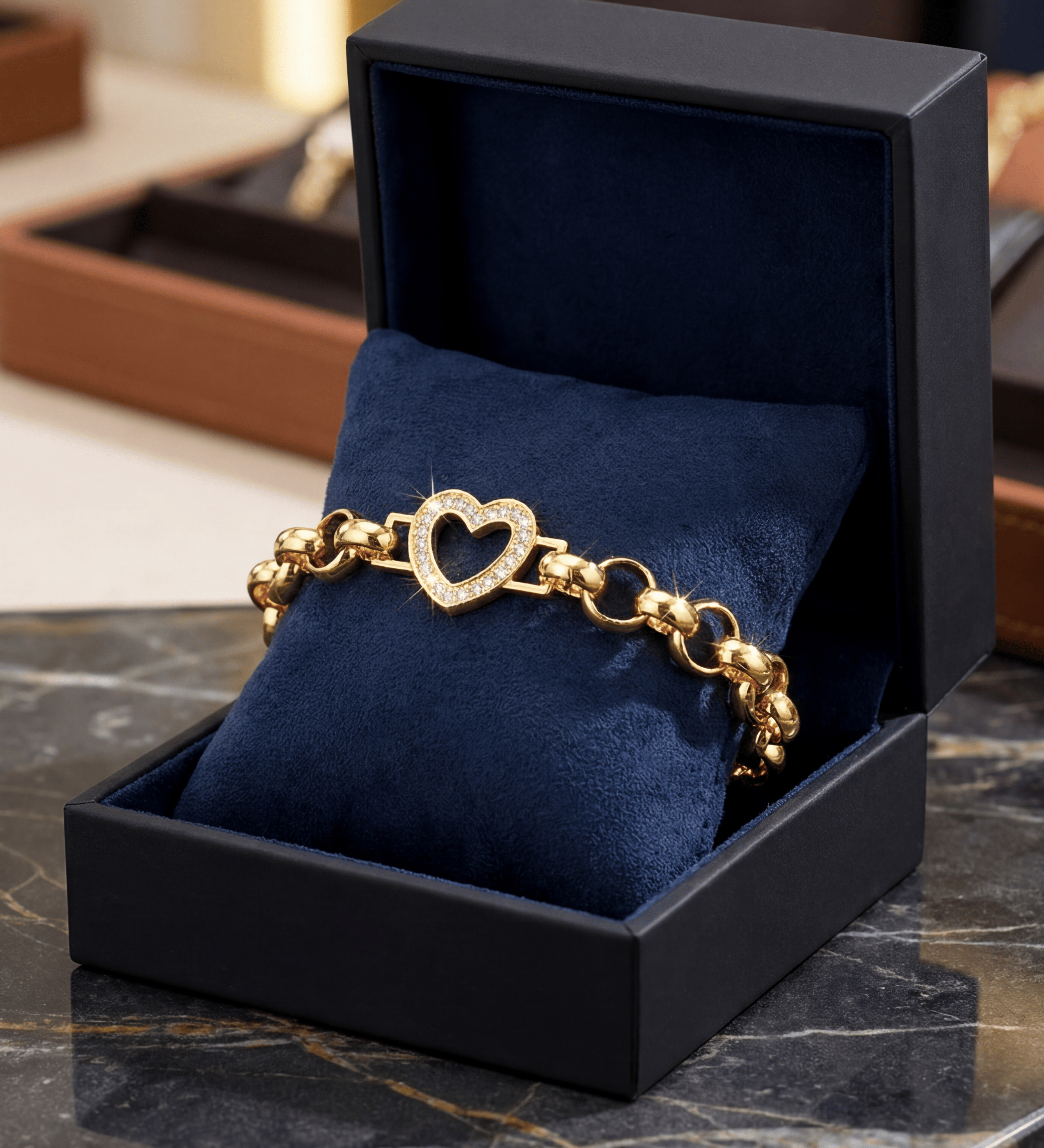 Gold Filled Kids Charm Belcher Bracelets