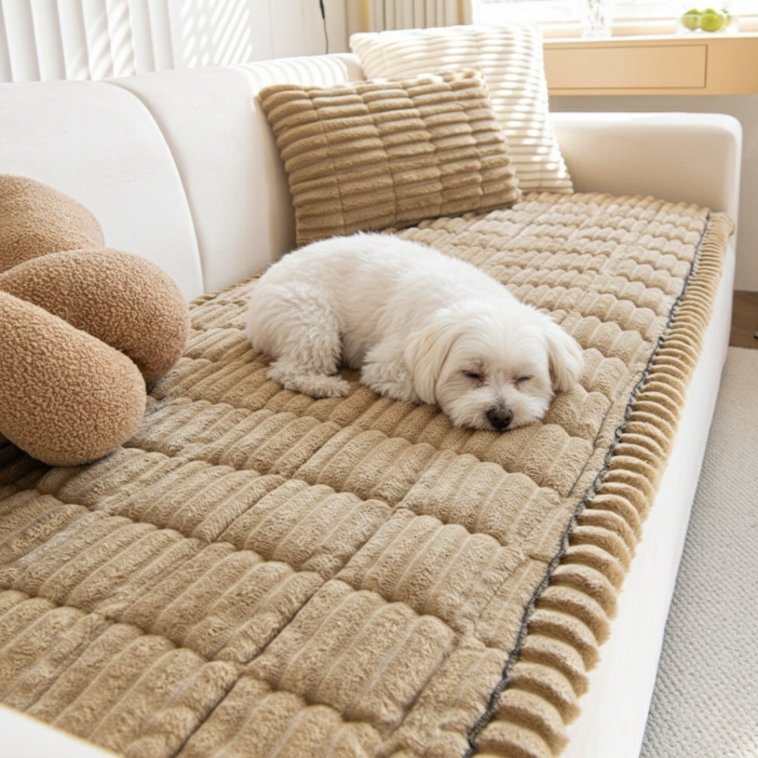 Non-Slip Plush Sofa Cover