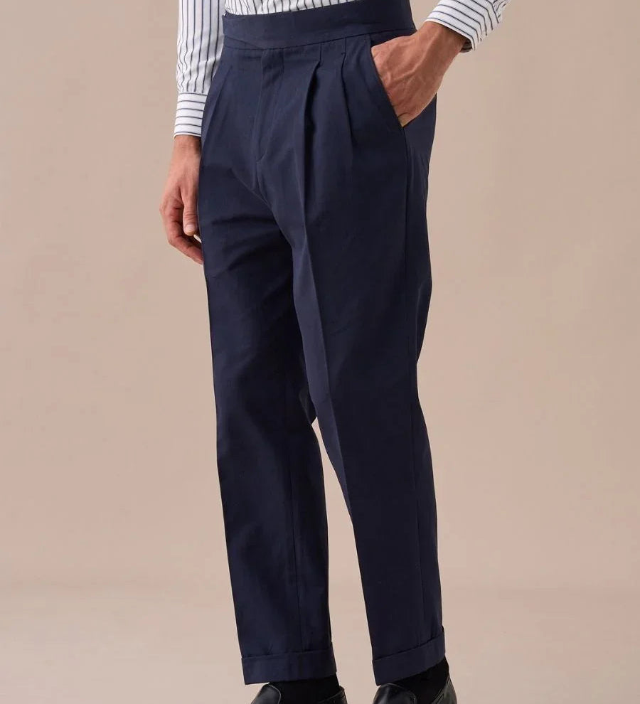Marini Oria High Waisted Double Pleated Gurkha Pants