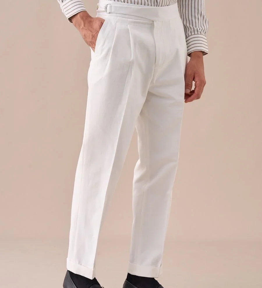 Marini Oria High Waisted Double Pleated Gurkha Pants
