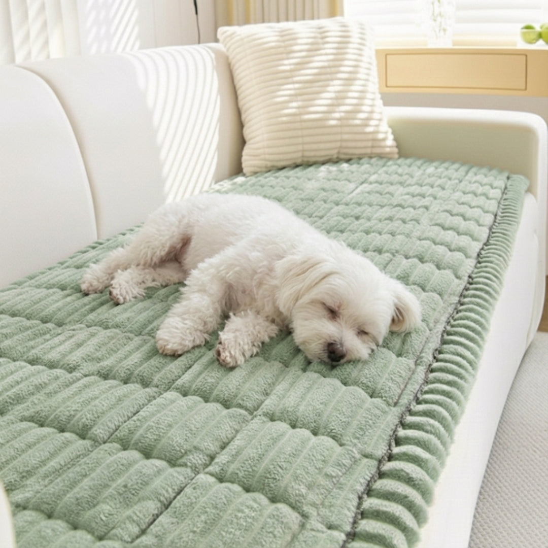 Non-Slip Plush Sofa Cover