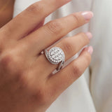 "You are Strong" Flower Ring