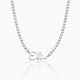 Signature Name Tennis Necklace