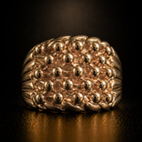 9ct Gold Filled Small 5 Row Keeper Ring