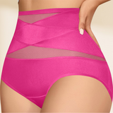 🌸 Last Day Special Price £9.99 ! 🔥Buy 1 Get 1 Free🎁Plus-Size High-Waist Cross Tummy Control Panties