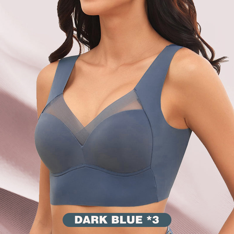 🏆LAST DAY BUY 1 GET 3 PACKS✨ Sexy Push Up Wireless Bras 3-Pack - Seamless Support with Enhanced Lift for All-Day Comfort & Confidence 🌸💫