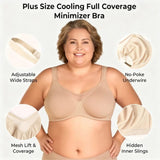 🏆Limited Time Special Price £9.99! 💐Women's Elegant Sheer Full Coverage Plus Size Bra