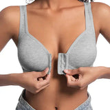 ❤️Adjustable Front Closure Push-Up Bra Wire-Free, Seamless & Side Support for Daily Wear, Spring-Summer Comfort