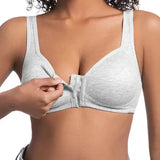 ❤️Adjustable Front Closure Push-Up Bra Wire-Free, Seamless & Side Support for Daily Wear, Spring-Summer Comfort