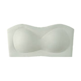 ⛱️Last Day Special Price ￡7.99!!💞Womens Strapless Bras Push Up Bandeau Bra Non Slip Wireless Supportive Padded Bras Seamless Comfortable Tube Jelly Bra