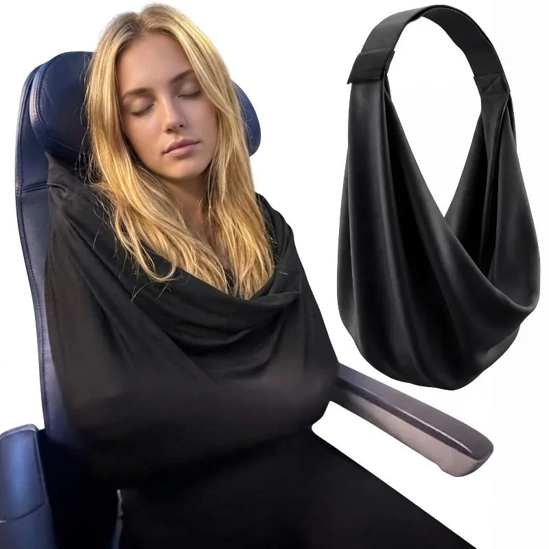 Body sling used on a plane seat