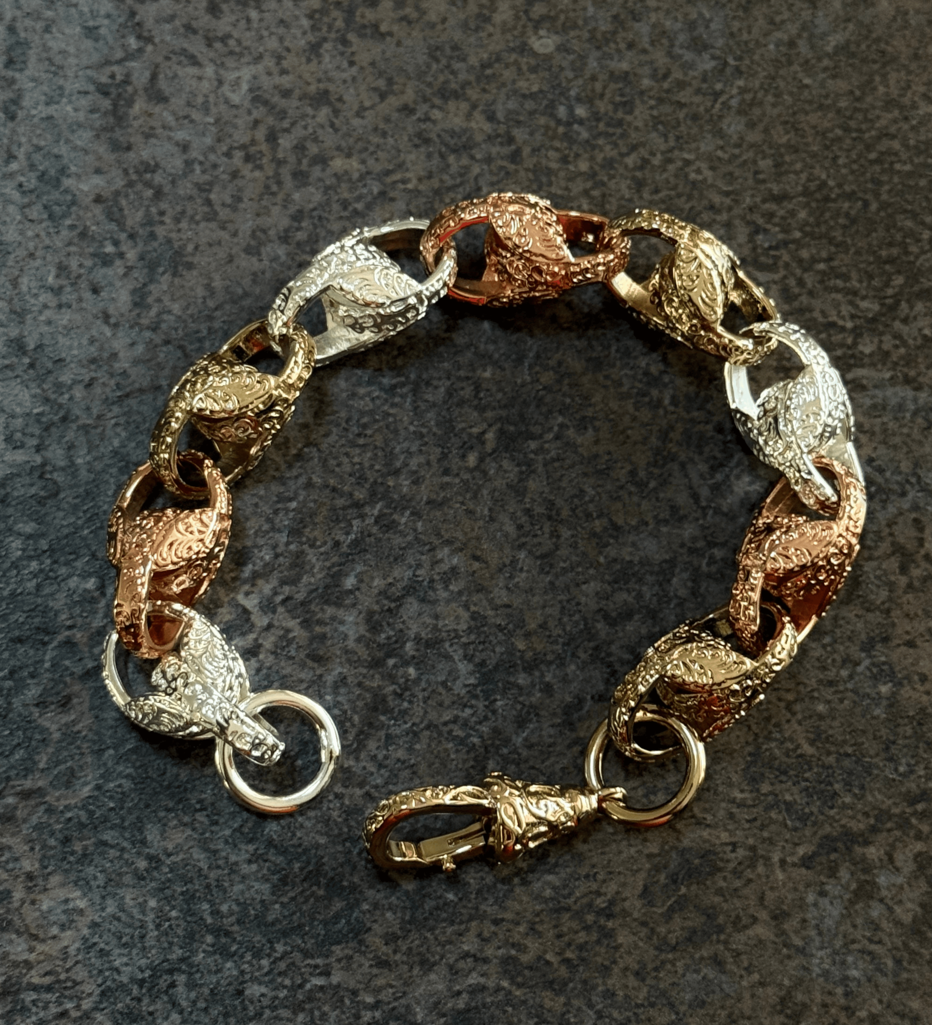 9ct Gold Filled Tulip Bracelet 13mm