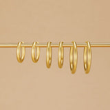 Triple Hoop Earrings Set
