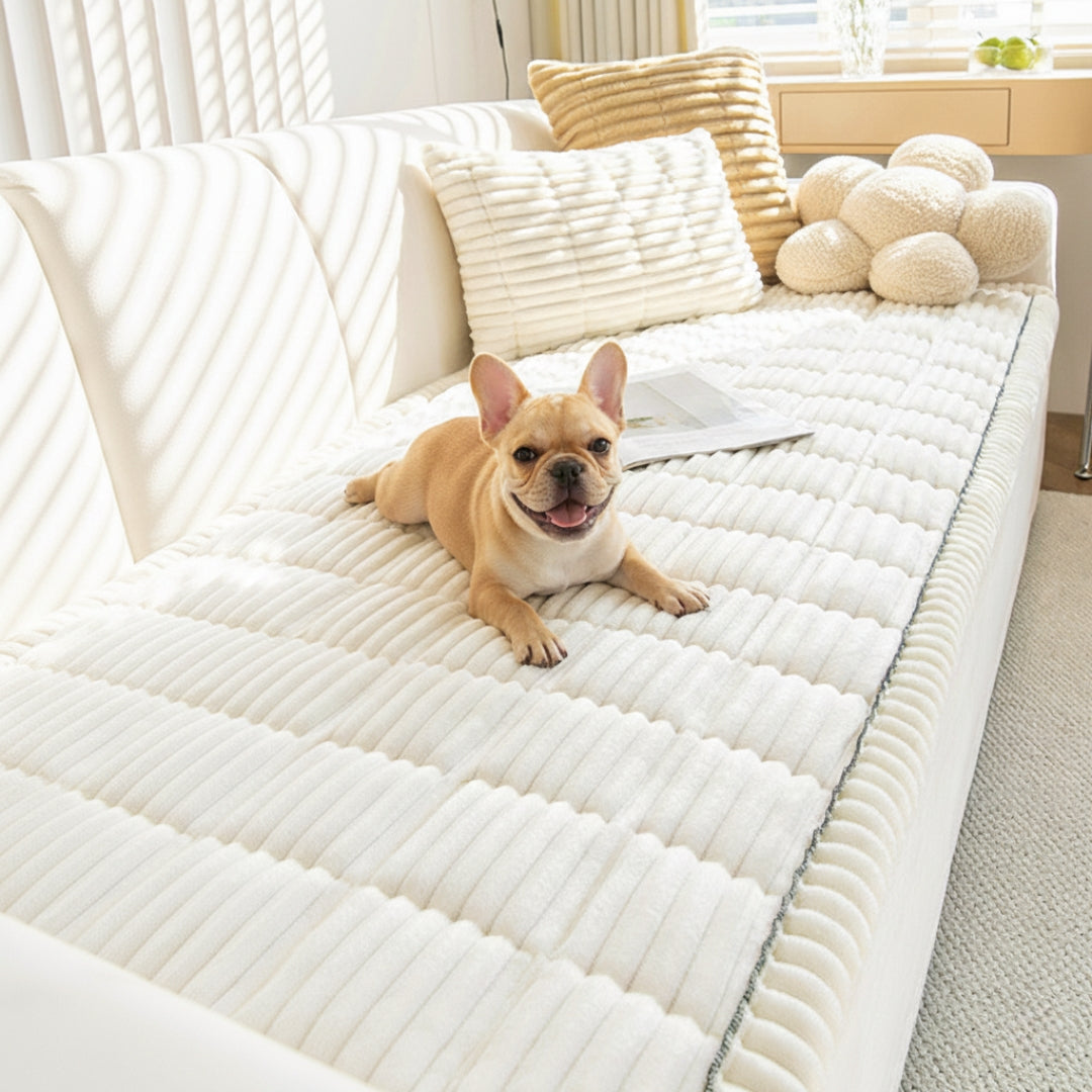 Non-Slip Plush Sofa Cover